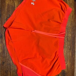 Under Armour Orange Women's Running Shorts